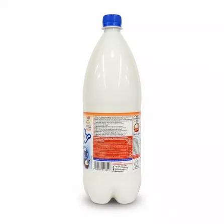 Zamzam Doogh yogurt drink bottle showing nutritional facts and ingredients