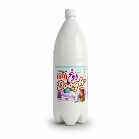 Zam Zam Doogh Cumin yogurt drink 1.5L front label