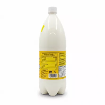 Back view of Dough Abali Ayran bottle showing nutritional information and price label