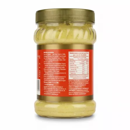 Back view of Rishta Ginger Paste showing nutritional information and price label