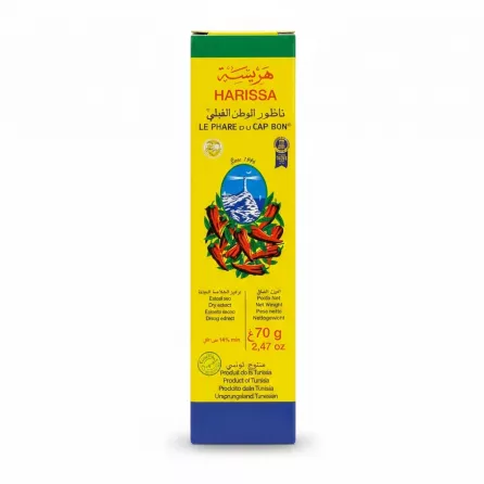 Le Phare du Cap Bon Harissa packaging front view