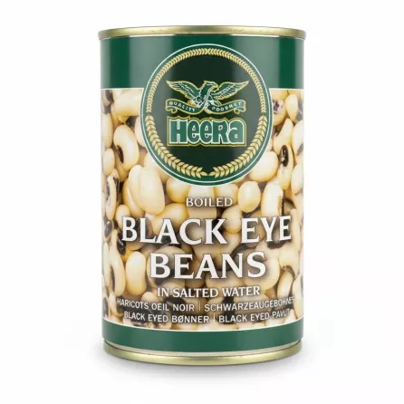 Can of Heera boiled black eye beans in salted water
