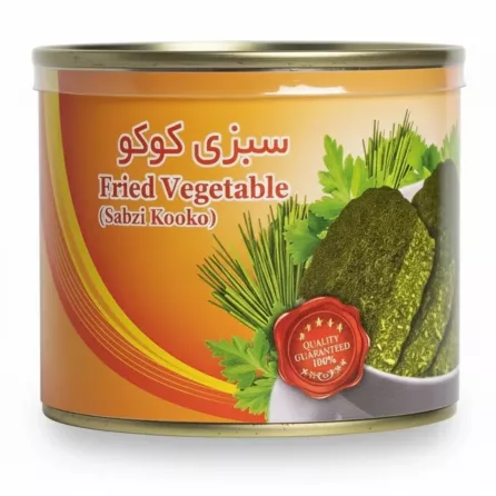 Anjoman Fried Vegetable Sabzi Kooko can without price