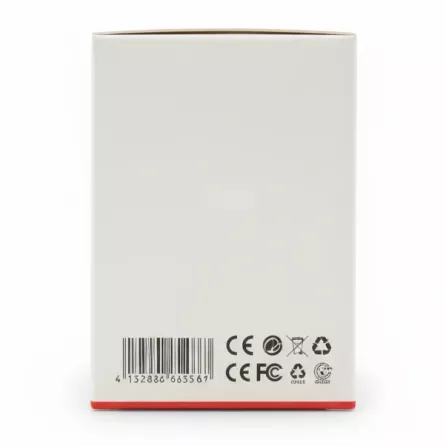 Back of HandiTech 20W USB Type-C charger box with specifications