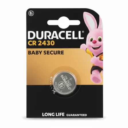 Duracell CR2430 lithium coin battery in packaging