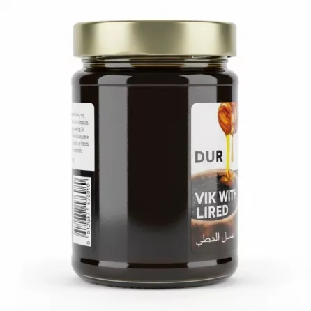 Back label with usage and storage instructions