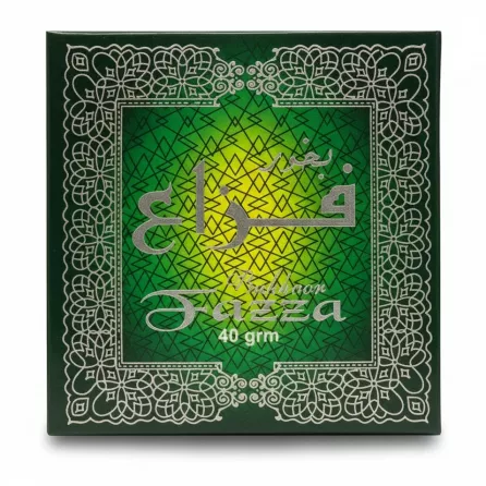 Ard Al Zaafaran Bukhoor Faizza green and gold decorative box front