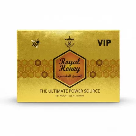 Royal Honey VIP gold packaging front