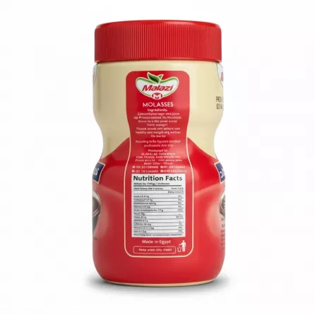 Malazi Black Molasses nutrition and ingredients label