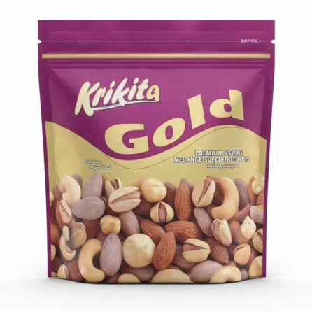 Krikita Gold Premium Mixed Nuts front packaging