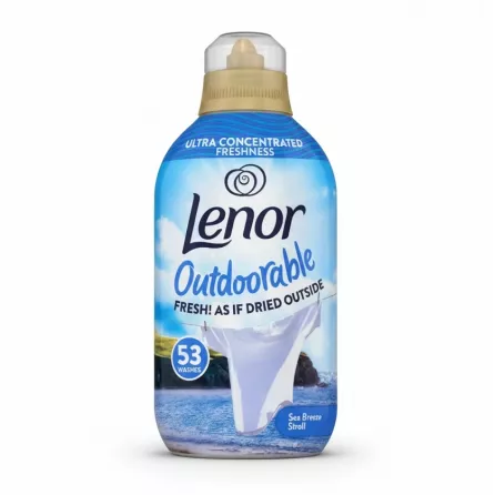 Lenor Fabric Conditioner Sea Breeze Stroll front bottle view