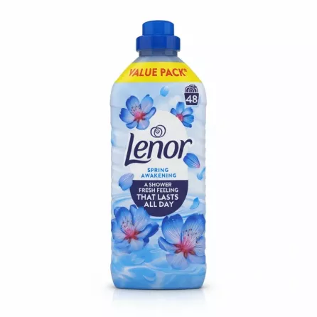 Lenor Spring Awakening Fabric Conditioner bottle front with floral design