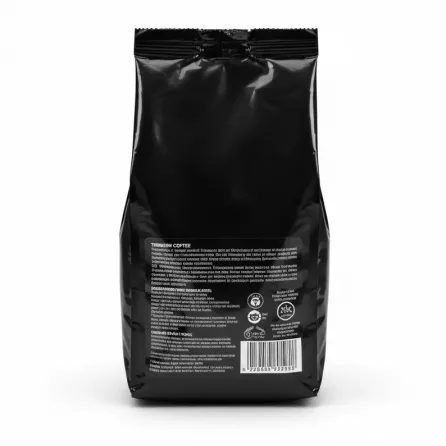 Back side of Prince Caffe Turkish Coffee packaging with usage and origin details