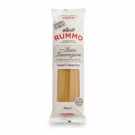 Rummo Spaghetti Grossi No. 5 pasta pack front view