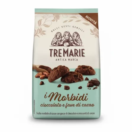 Package of Tremarie soft cocoa and cocoa bean cookies with chocolate drops