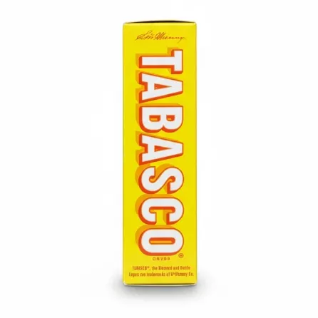 Tabasco Sauce box side with branding
