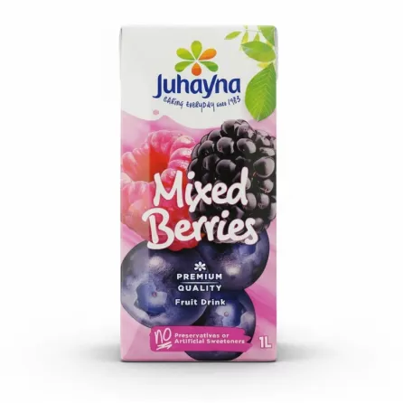 Juhayna Mixed Berries Fruit Drink 1 litre front carton