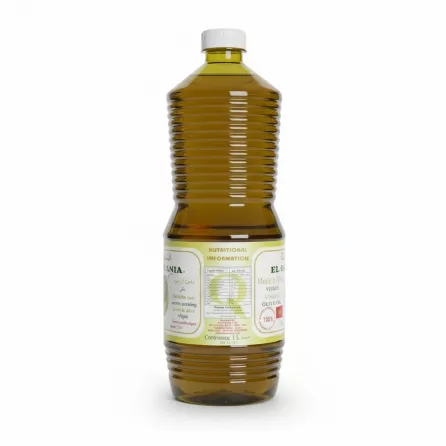 El Ouazzania Virgin Olive Oil 1 litre bottle nutritional information label