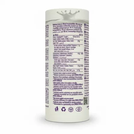 Camelicious Long Life Camel Milk nutritional information and certifications