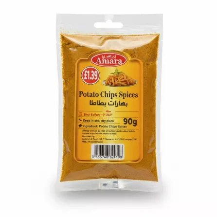 Packet of Amara Potato Chips Spices