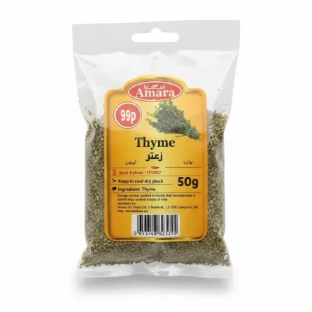 packet of Amara dried thyme herb