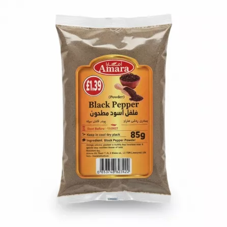 Pack of Amara Black Pepper Powder, 85g