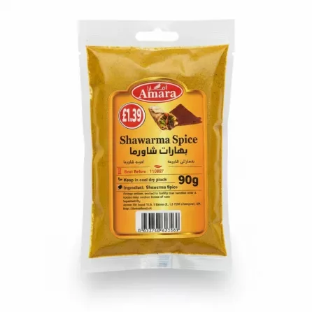 Amara Shawarma Spice Blend packet front