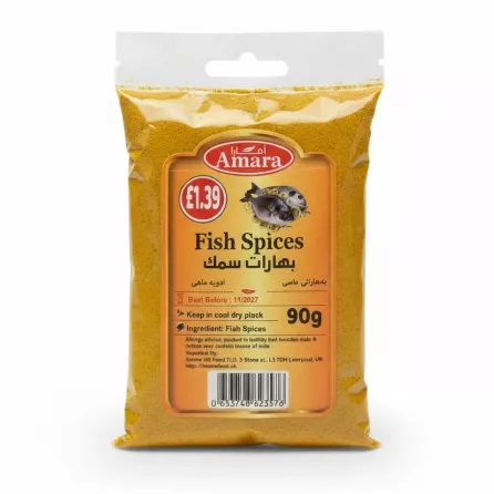 Pack of Amara Fish Spices seasoning