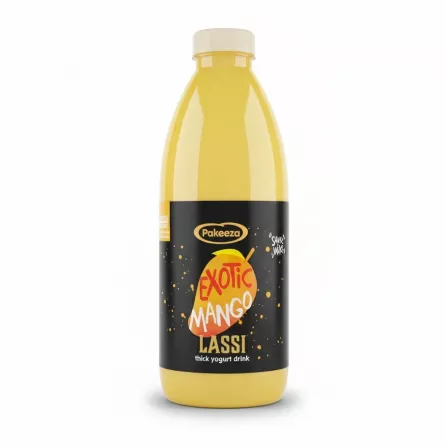 Bottle of Pakeeza Exotic Mango Lassi front view