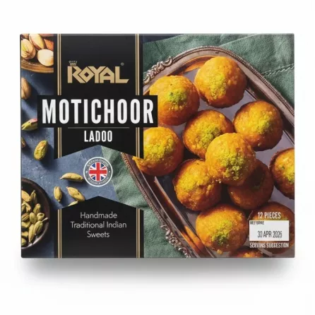 Box of Royal Motichoor Ladoo sweets
