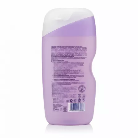 Sanex Skin Therapy anti-itchness body wash bottle back view with product details