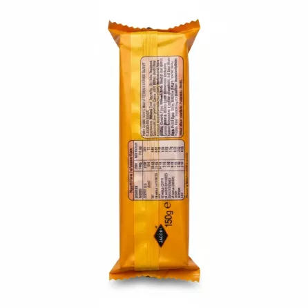 Nutrition and ingredients label on Jacobs Tuc Cheese Sandwich Biscuits