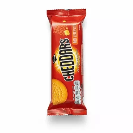 Jacobs Cheddars baked cheese Red Leicester biscuit pack