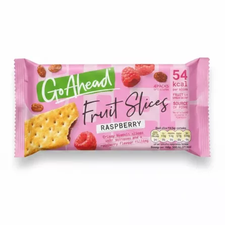 Go Ahead Fruit Slices Raspberry pack front