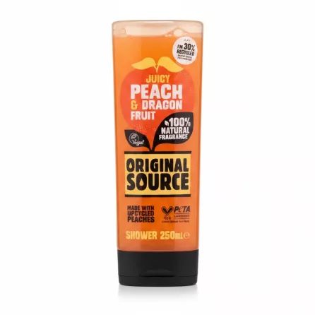 Original Source Juicy Peach & Dragon Fruit Shower Gel front bottle