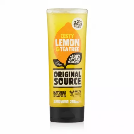 Original Source Zesty Lemon & Tea Tree Shower Gel front view
