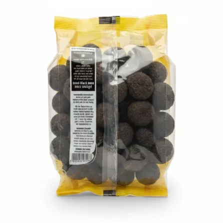 Back view of Greenfields dried black lime packet with product details and barcode visible