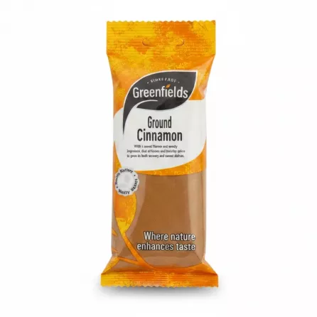 Greenfields ground cinnamon packet front view