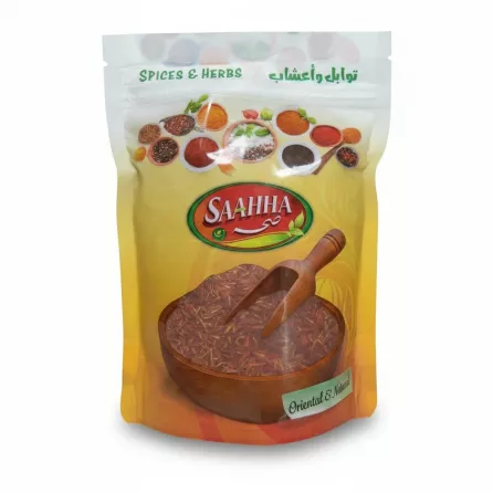 Pack of Sahha Safflower spice spice in resealable bag