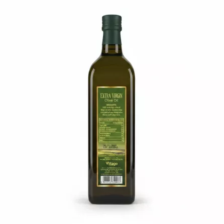 Helen Mykonos Extra Virgin Olive Oil 1L back label with ingredients and nutritional information