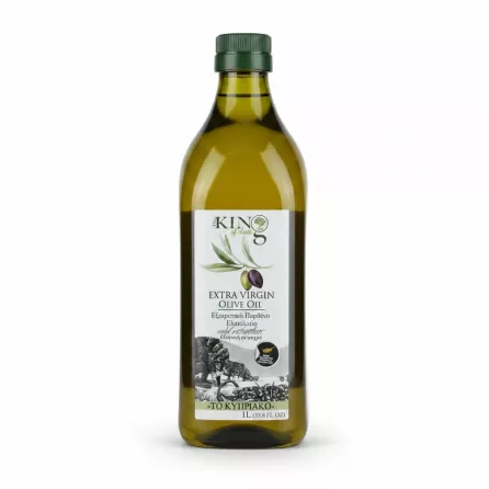 Bottle of King of Olives Extra Virgin Olive Oil, 1 litre