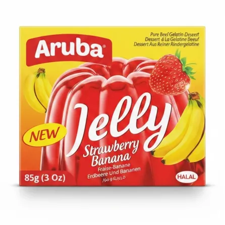 Aruba Strawberry Banana Jelly pack front