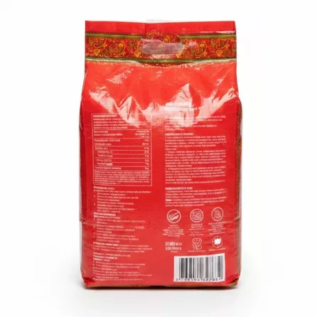 Sunrise Fragrant Jasmine Rice 5kg bag rear nutritional and cooking information
