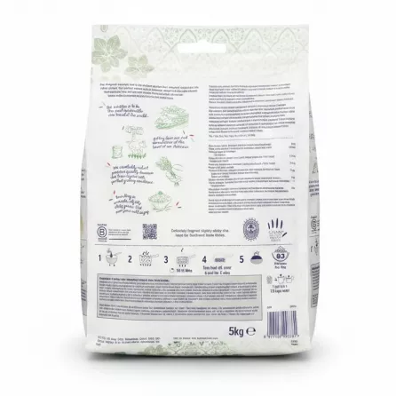 Back of Tilda Jasmine rice bag showing cooking instructions and product information