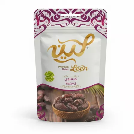 Leen Premium Safawi Dates front packaging
