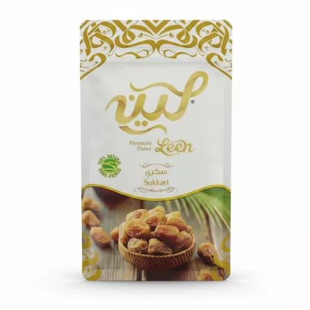 Leen Premium Sukkari Dates sealed pouch front