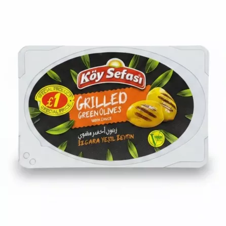 Köy Sefası package of grilled green olives with sauce