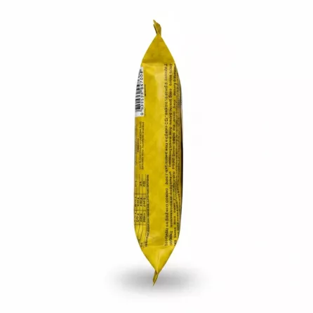 Back side view of Roya Frost saffron ice cream packaging showing barcode and nutritional info