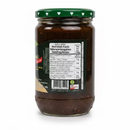 Durra Iraqi Najaf Mixed Pickles jar nutrition facts label