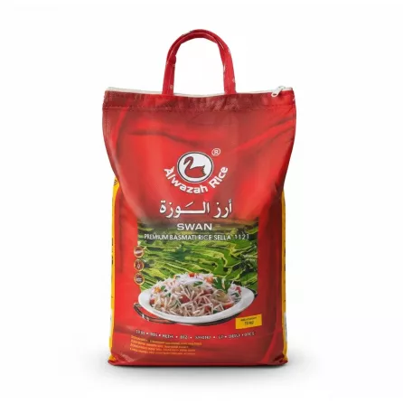 Alwazah Swan Premium Basmati Rice 10kg bag front